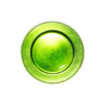Charger - Beaded Lime Green Acrylic