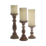 Candle Holders - Wooden