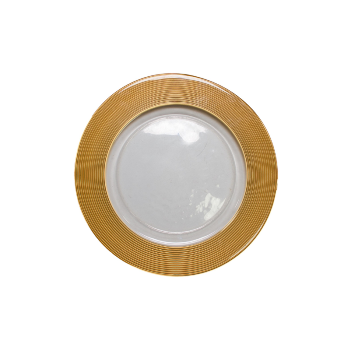 Charger - Thick Gold Rim Glass - Image 1