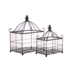 Cage-Bird cage for cards set of 2
