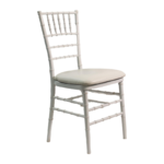 White Chiavari Metal