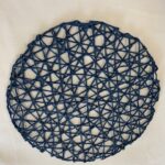 Navy Raffia Placemat