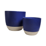 Pots - Blue White Ceramic - Image 2