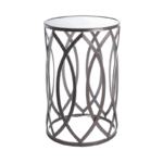 Lounge - Nested Side Tables Mirror Tops Chrome - Image 2